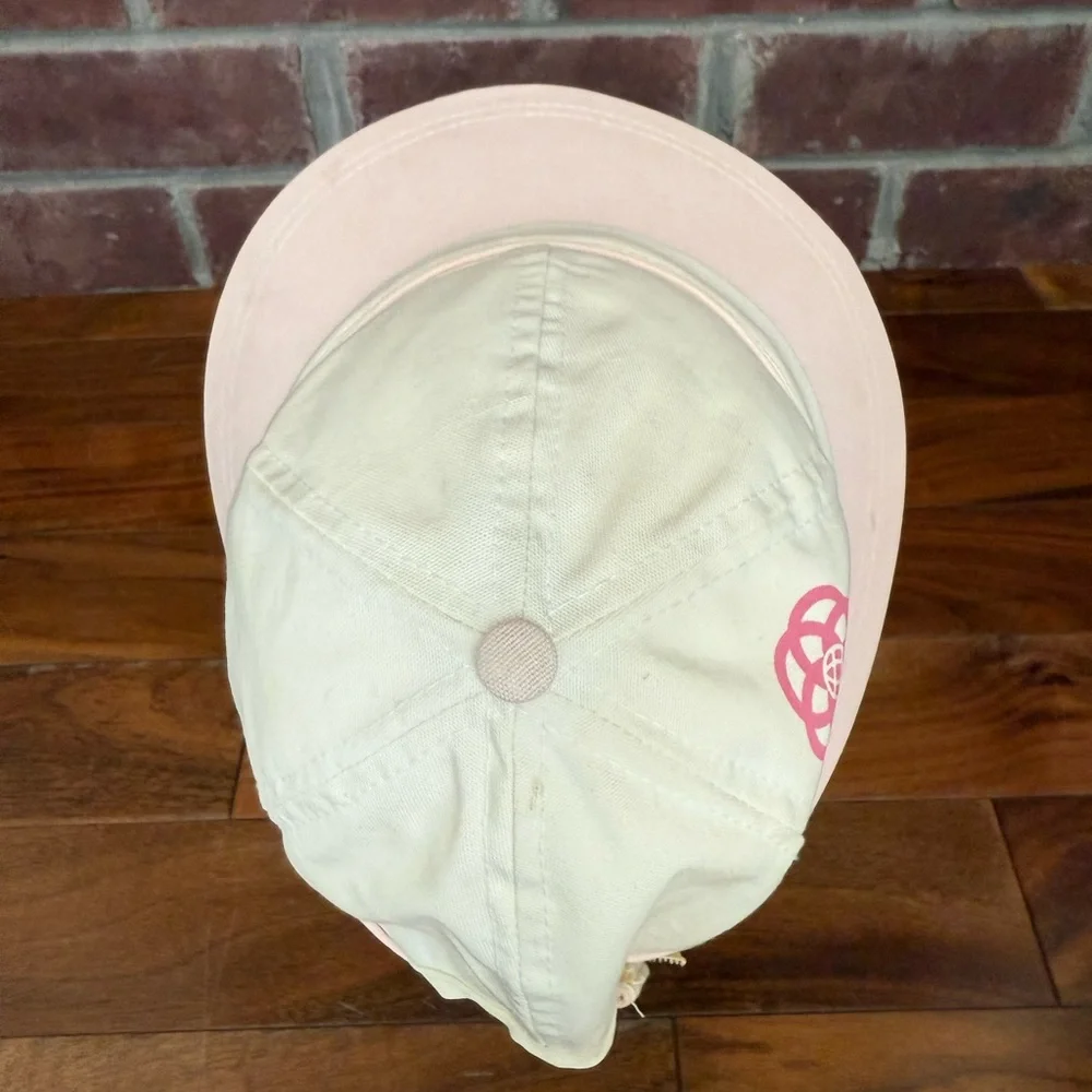 VTG 1982 Walt‎ Disney World Epcot Center Hat Cap Strapback White Pink Atlas USA